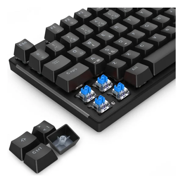 T-Dagger NAXOS T-TGK310 Blue Switch Kablolu Mekanik Oyuncu Klavyesi - Görsel 7