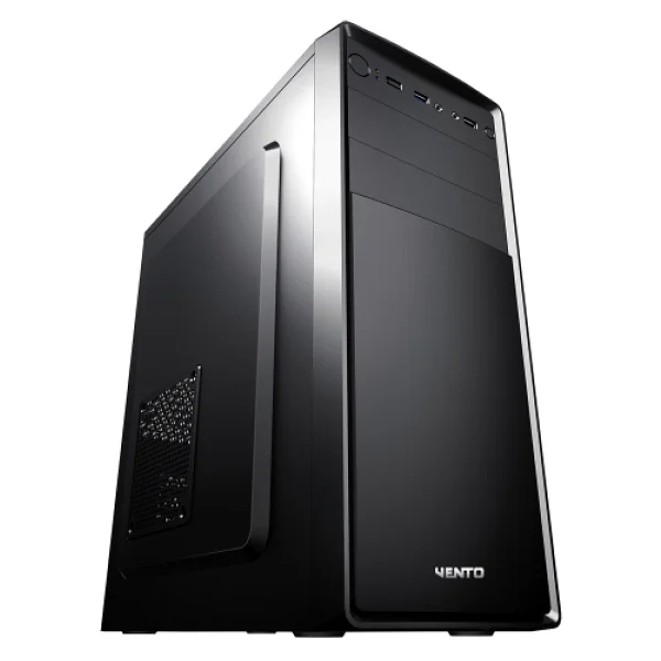 Vento VS121S 300W 1x9CM Arka + 1x12CM Ön ATX 2xUSB2.0/1xUSB3.0 Siyah Kasa - Görsel 5