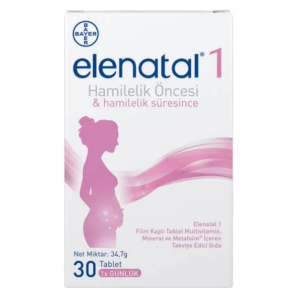 Elenatal 1 30 Tablet - Görsel 3
