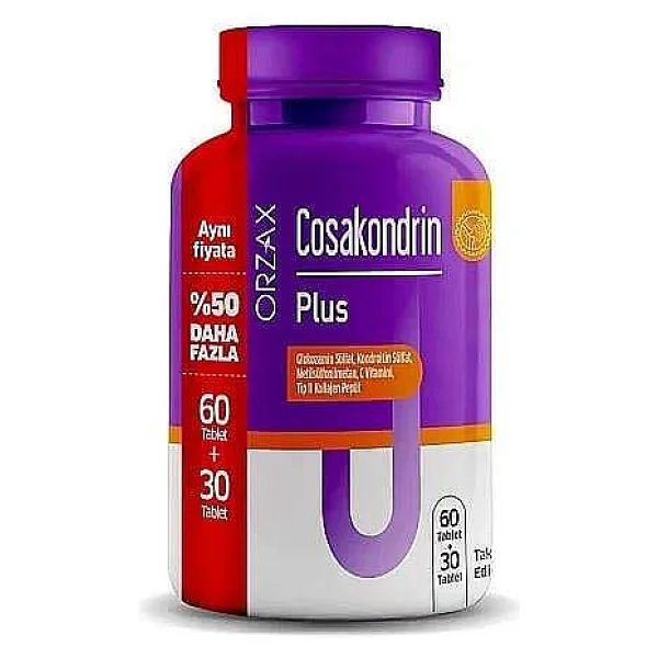 Orzax Cosakondrin Plus 90 Tablet - Görsel 3