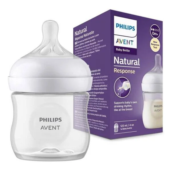 Philips Avent SCY900/01 Natural Response PP 125 ml Biberon - Görsel 2
