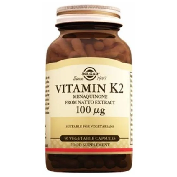 Solgar Vitamin K2 100 mcg 50 Kapsül - Görsel 2