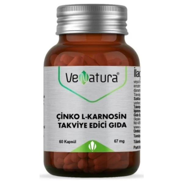 Venatura Çinko L-Karnosin 60 Kapsül - Görsel 2