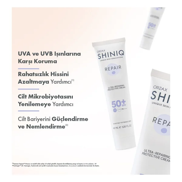 Shiniq Ultra-Repairing Protective Spf 50+ 40 ml Nemlendirici Krem - Görsel 2