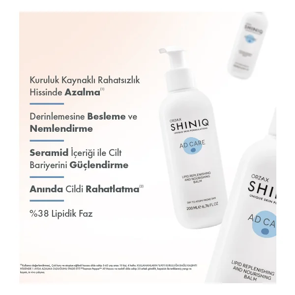 Shiniq AD Care Lipid Yenileyici ve Besleyici Balm 200 ml Nemlendirici Krem - Görsel 2