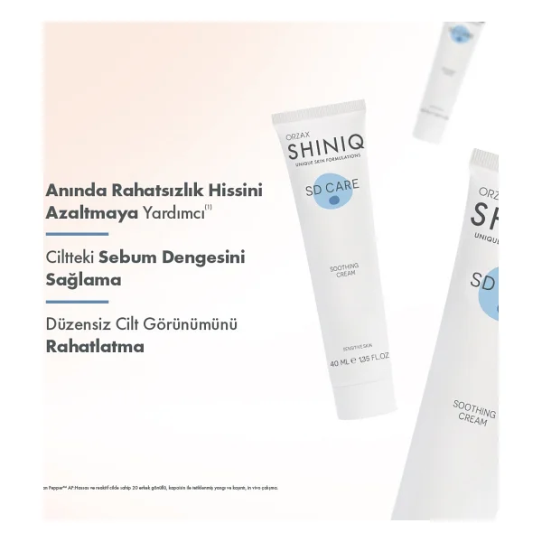 Shiniq SD Care Sebum Dengeleyici Yatıştırıcı 40 ml Nemlendirici Krem - Görsel 2