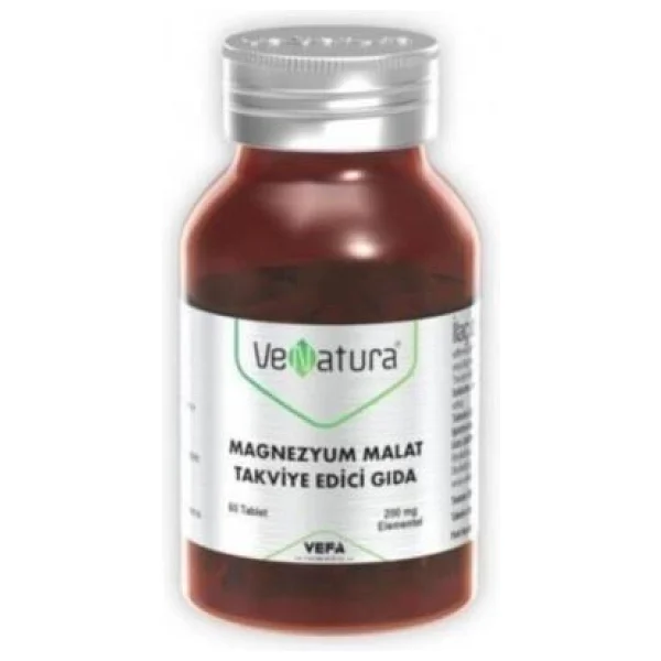 Venatura Magnezyum Malat 200 mg 60 Tablet - Görsel 2