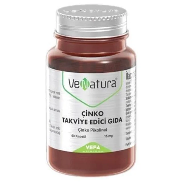 Venatura Çinko Pikolinat 15 mg 60 Kapsül - Görsel 2