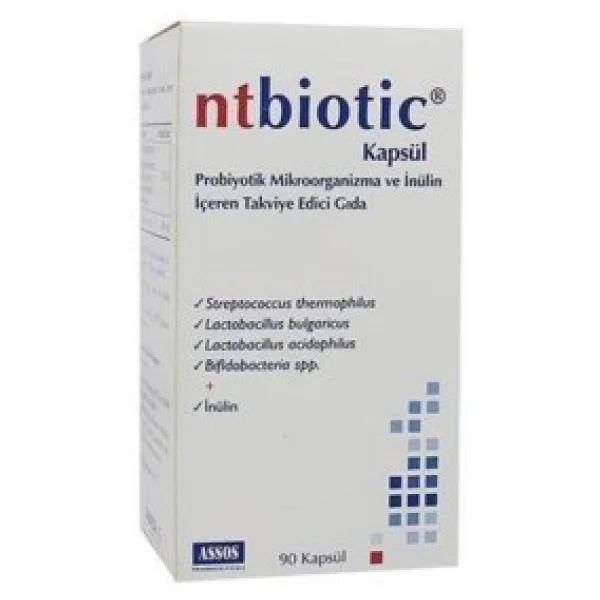 Ntbiotic Probiyotik+Prebiyotik 90 Kapsül - Görsel 2
