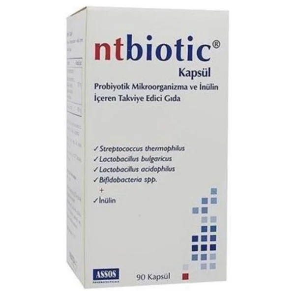 Ntbiotic Probiyotik+Prebiyotik 90 Kapsül - Görsel 3