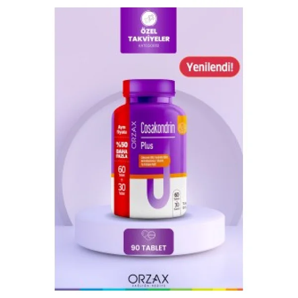 Orzax Cosakondrin Plus 90 Tablet - Görsel 4