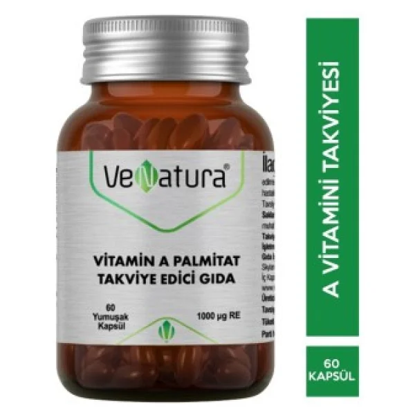 Venatura Vitamin A Palmitat 60 Yumuşak Kapsül - Görsel 7