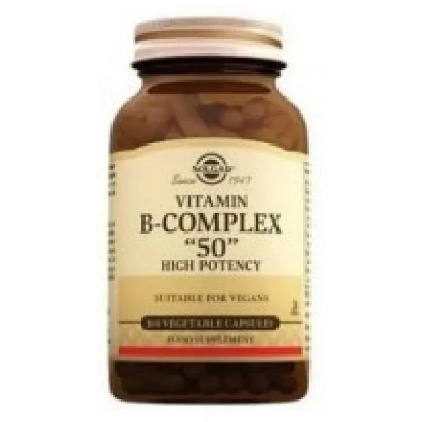 Solgar Vitamin B-Complex ''50'' 100 Kapsül - Görsel 4