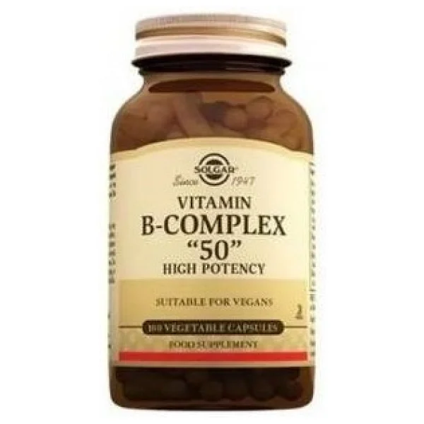 Solgar Vitamin B-Complex ''50'' 100 Kapsül - Görsel 5