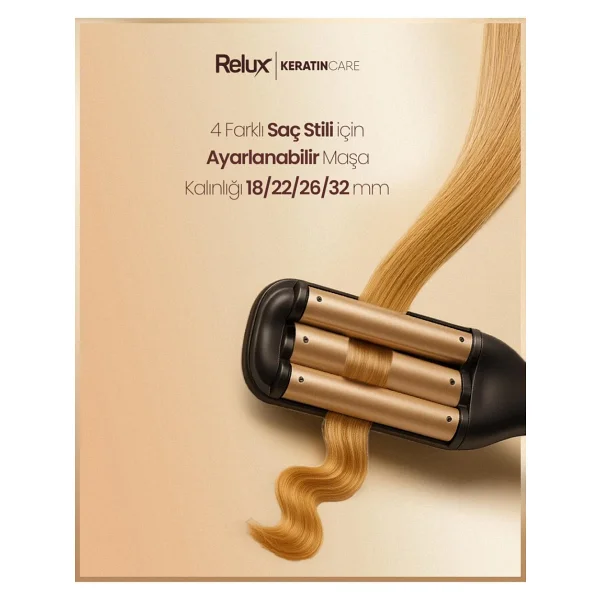 Relux Keratincare RC9535 Wag Saç Maşası - Görsel 3
