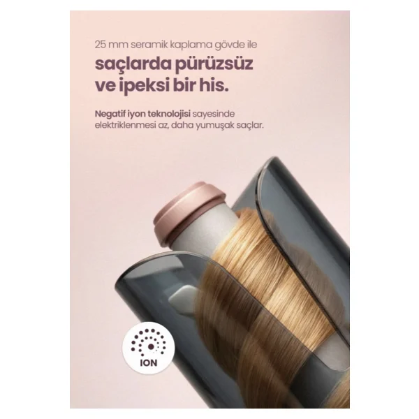 Relux RC9588 Keratincare 25 mm Otomatik Saç Maşası - Görsel 3
