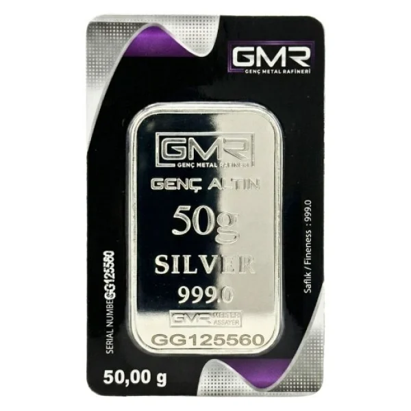 50 gr Külçe Gümüş - Görsel 4