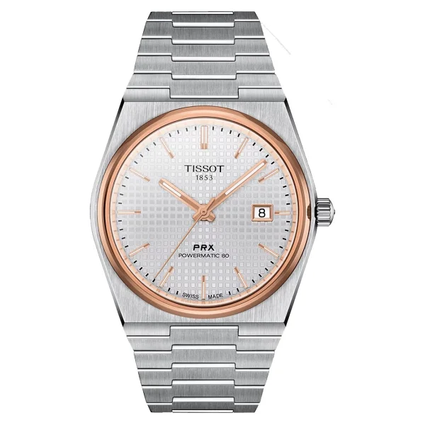 Tissot PRX Powermatic 80 T137.407.21.031.00 Çelik Kordon Gümüş Erkek Kol Saati - Görsel 5