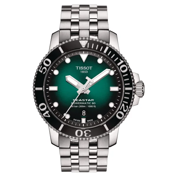 Tissot Seastar 1000 Powermatic 80 T120.407 Çelik Kordon Erkek Kol Saati - Görsel 2