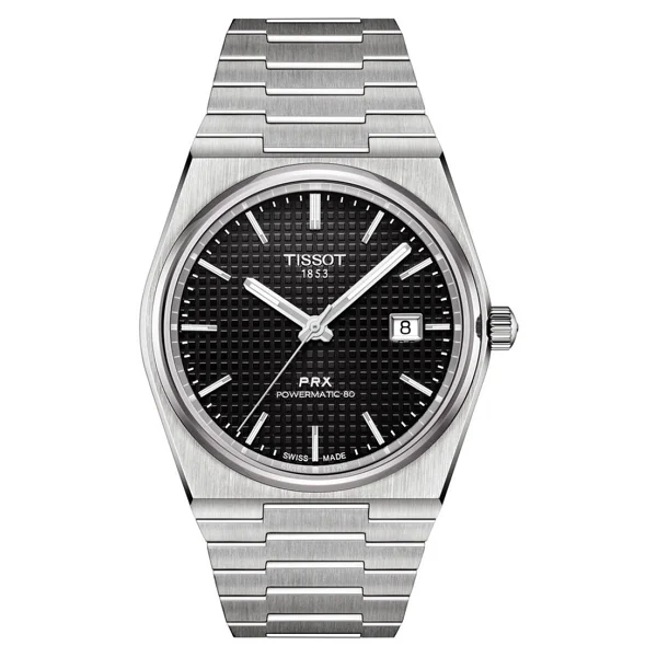 Tissot PRX Powermatic 80 T137.407.11.051.00 Çelik Kordon Siyah Erkek Kol Saati - Görsel 2