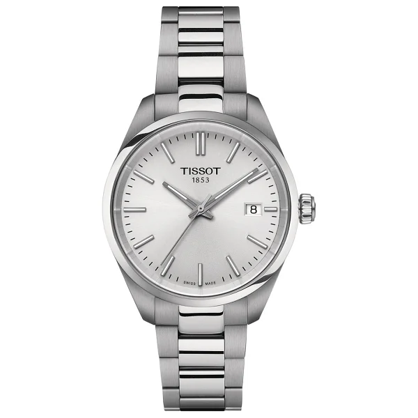 Tissot PR 100 Quartz 34mm T150.210.11.031.00 Çelik Kordon Gümüş Kadın Kol Saati - Görsel 3