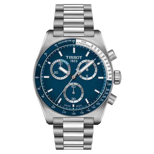 Tissot PR516 40mm T149.417.11.041.00 Gümüş-Mavi Erkek Kol Saati - Görsel 2
