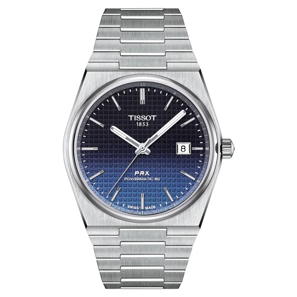 Tissot PRX Powermatic 80 T137.407.11.051.01 Çelik Kordon Lacivert Erkek Kol Saati - Görsel 3