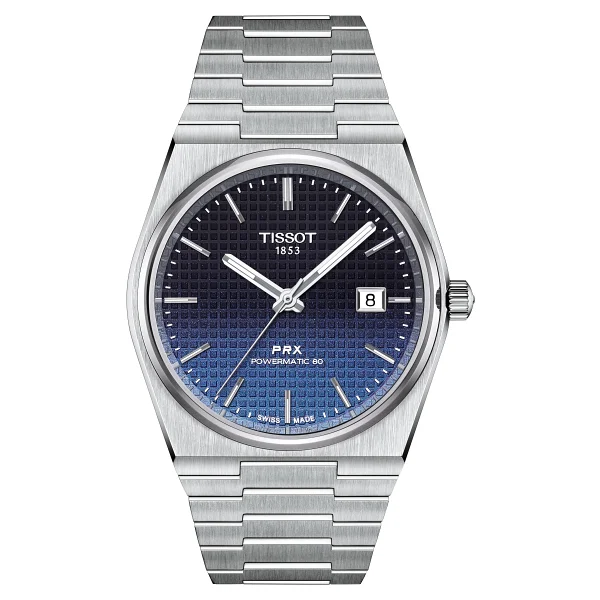 Tissot PRX Powermatic 80 T137.407.11.051.01 Çelik Kordon Lacivert Erkek Kol Saati - Görsel 2