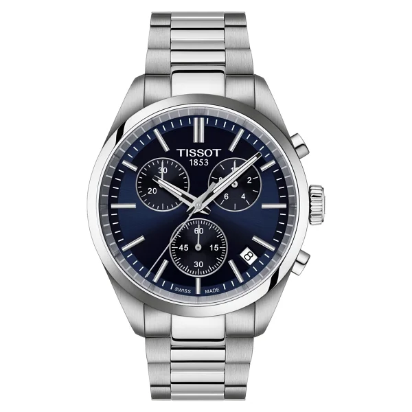 Tissot PR 100 Chronograph T150.417.11.041.00 Mavi Erkek Kol Saati - Görsel 2