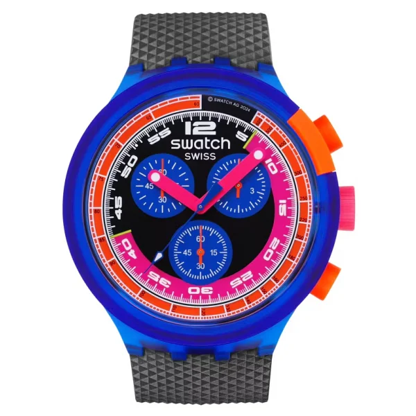 Swatch Neon Party to The Max SB06N102 Erkek Kol Saati - Görsel 2