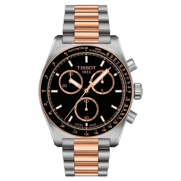 Tissot PR516 40mm T149.417.22.051.01 Siyah-Rose Gold Erkek Kol Saati - Görsel 2
