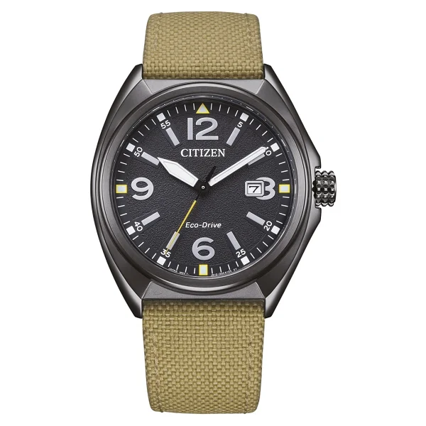 Citizen Eco-Drive AW157 Kumaş Kordon Erkek Kol Saati - Görsel 3