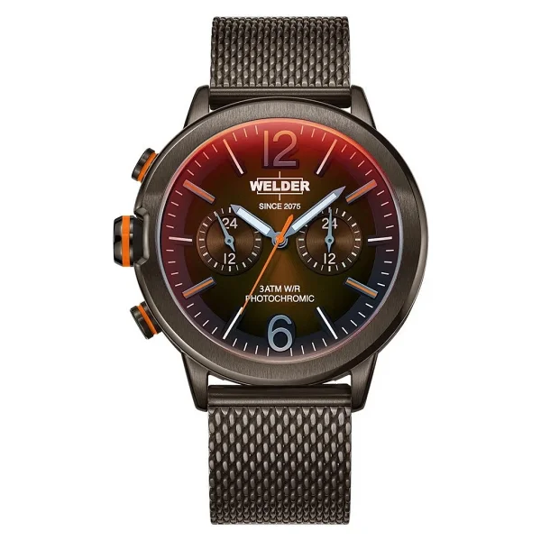 Welder Edge WWMD1013 Hasır Kordon Kahverengi Erkek Kol Saati - Görsel 2