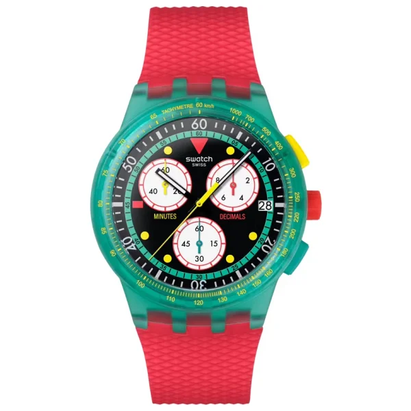 Swatch Neon Emerald Chrono SUSG409 Kol Saati - Görsel 2