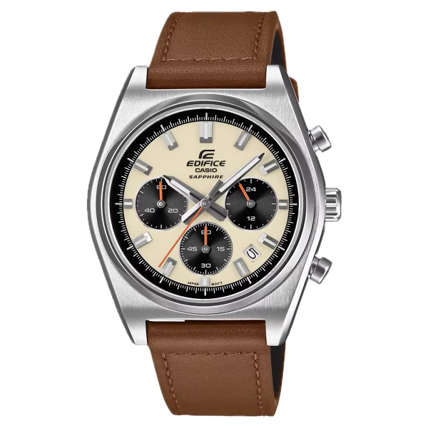 Casio Edifice EFB-730L-7AVUDF Deri Kordon Erkek Kol Saati - Görsel 3