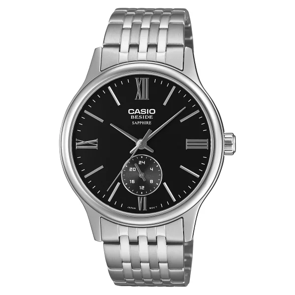 Casio Standart BMS-100D-1AVDF Çelik Kordon Siyah Erkek Kol Saati - Görsel 2