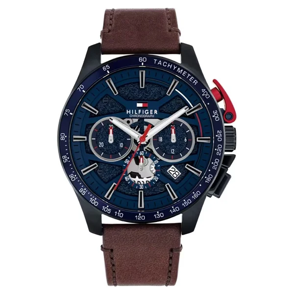 Tommy Hilfiger Bank TH1792268 Deri Kordon Erkek Kol Saati - Görsel 3
