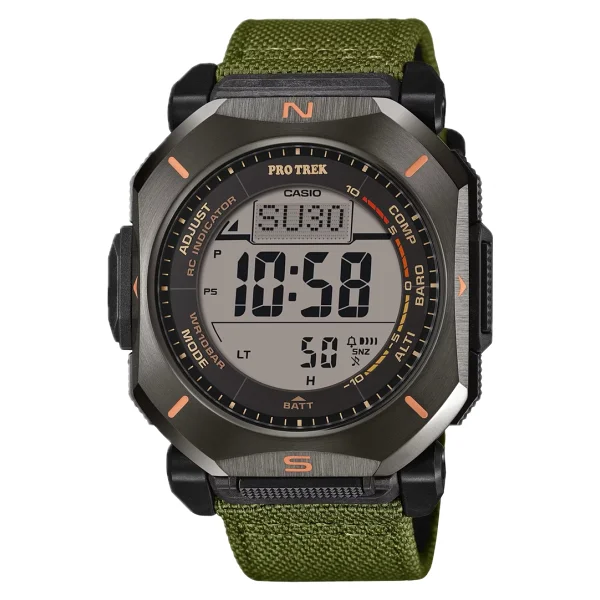 Casio Pro Trek PRW-69YB-3DR Kumaş Kordon Erkek Kol Saati - Görsel 3