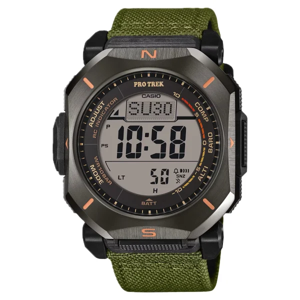 Casio Pro Trek PRW-69YB-3DR Kumaş Kordon Erkek Kol Saati - Görsel 2