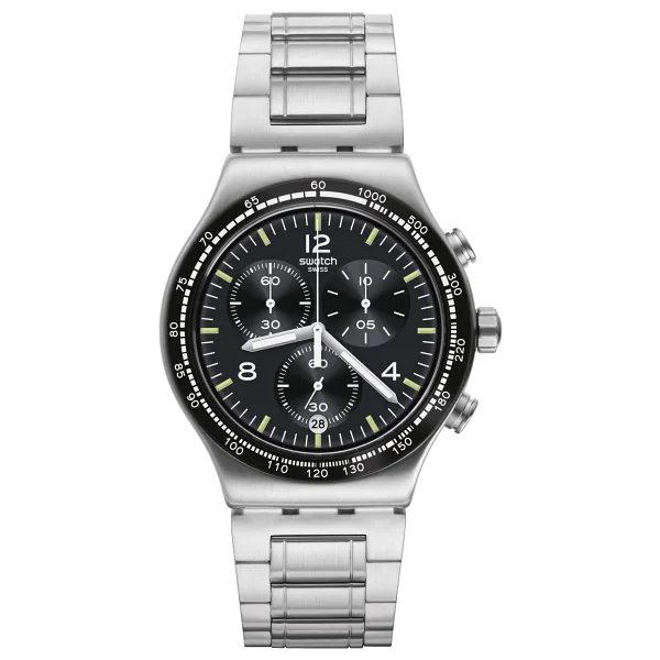 Swatch Night Flight YVS444GC Erkek Kol Saati - Görsel 4