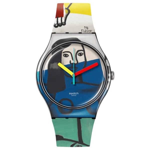 Swatch X Tate Gallery Leger's Two Women Holding Flowers SUOZ363 Kol Saati - Görsel 3