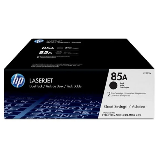 HP 85A CE285AF Siyah 2'li Toner - Görsel 5