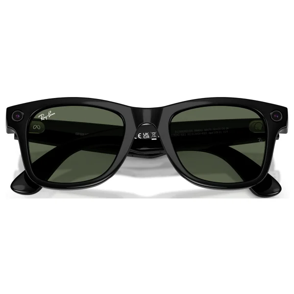 RAY-BAN Meta Wayfarer Parlak Siyah Yeşil Cam (2. Nesil) RW 4012 - Görsel 3