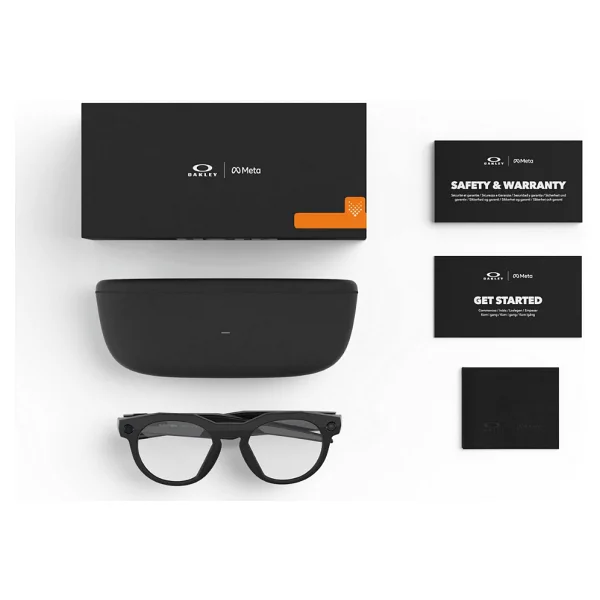 Oakley Meta Hstn Black Clear Lens/00W8002 - Görsel 4