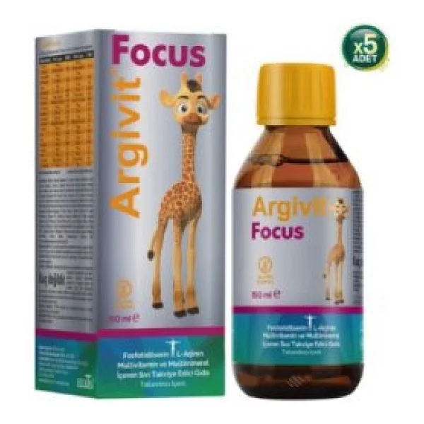 Argivit Focus Şurup 150 ml 5'li - Görsel 3