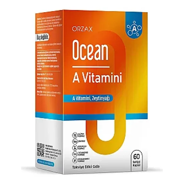 Ocean Vitamin A 60 Kapsül - Görsel 7