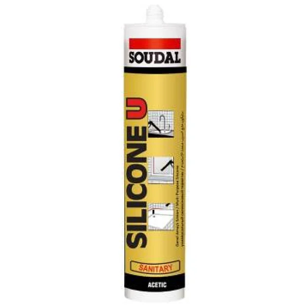 Soudal Silicone U 280 gr Şeffaf Silikon - Görsel 3