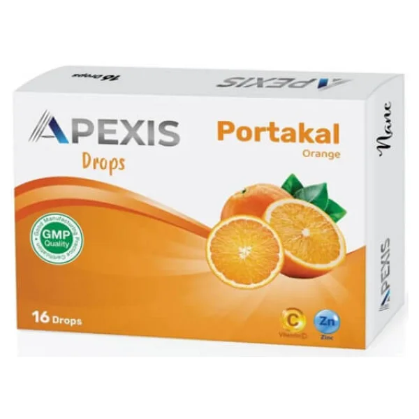 Apexis Portakal Aromalı 16'lı Pastil - Görsel 3