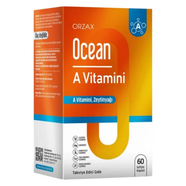 Ocean Vitamin A 60 Kapsül - Görsel 8