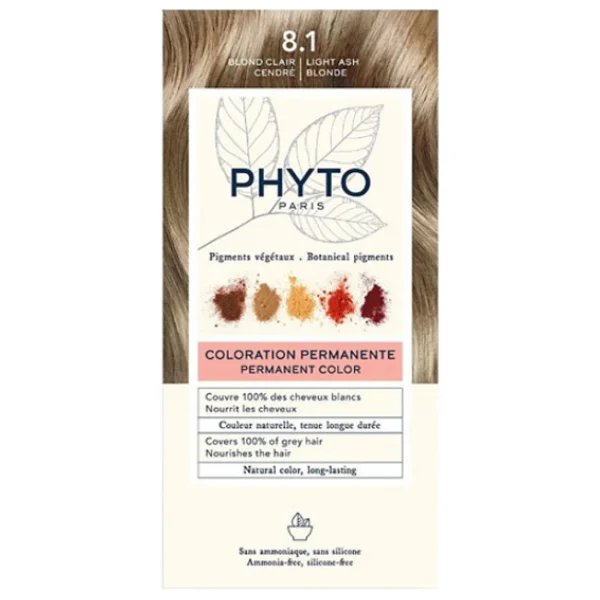 Phyto Color Kit 8.1 Küllü Sarı Saç Boyası - Görsel 4